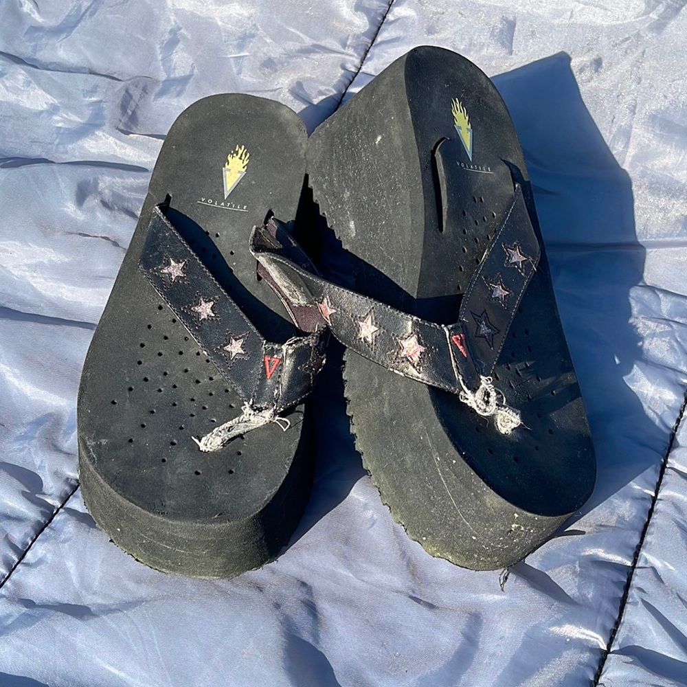 Destroyed Volatile Vintage Sandals